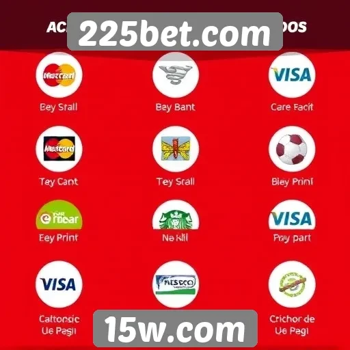 Métodos de pagamento aceitos no 225bet.com